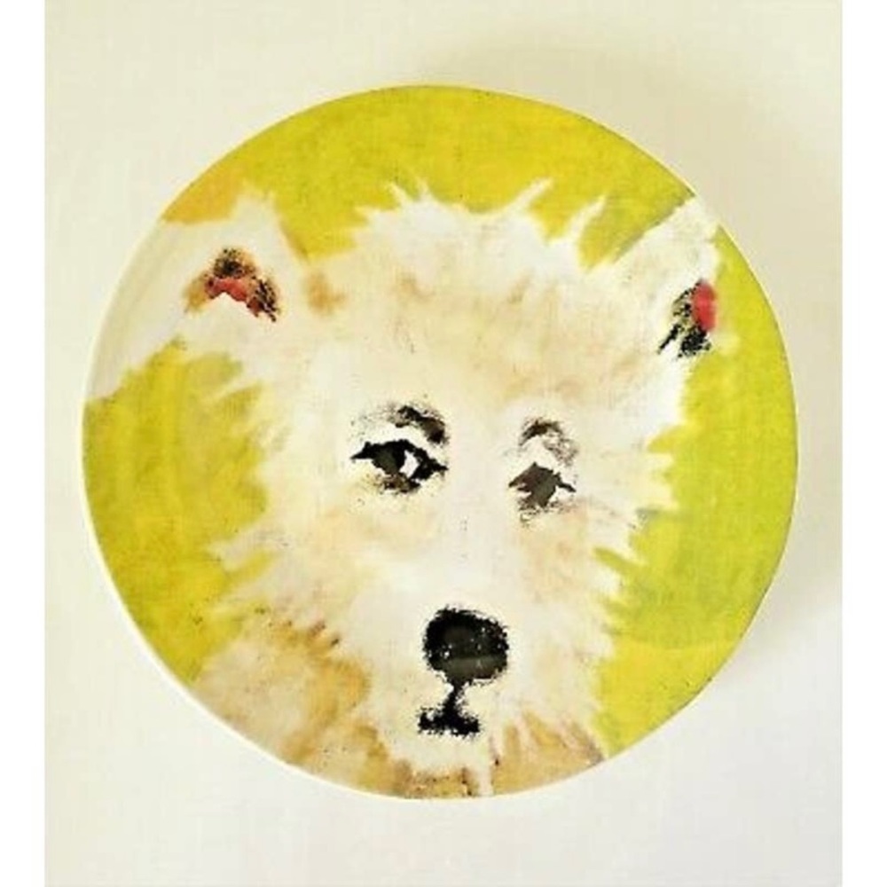 Anthropologie Carole Akins Furry Friends Desert Plate & Mug Set 5 Pieces NWT - Picture 5 of 9